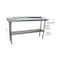 Bk Resources Work Table Stainless Steel Undershelf, Plastic feet 1.5" Riser 72"x18" SVTR-1872 - alternate 6